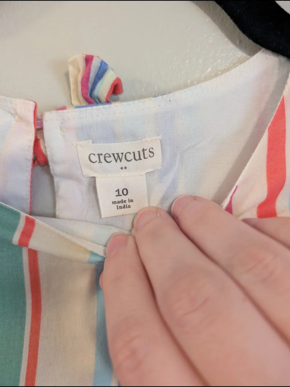 Crew Cuts‎ Colorful Striped Kids Dress Size 10